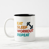 Wiederholung des Sleep Workout Zweifarbige Tasse (Links)