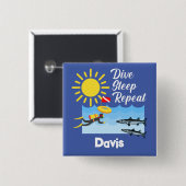 Wiederholung des Tauchgangs - Schaltfläche Platz Button (Vorne & Hinten)