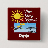 Wiederholung des Tauchgangs - Schaltfläche Platz Button (Vorderseite)