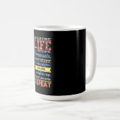 Wiederholung des Theaterlebens Kaffeetasse (VorderseiteRechts)