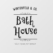 Wiederholung des trockenen und trockenen Rutschens Fensteraufkleber (Blatt)