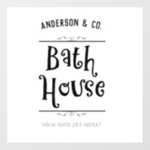 Wiederholung des trockenen und trockenen Rutschens Fensteraufkleber (Blatt)