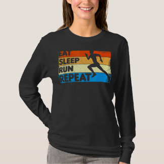 Wiederholung des Vintagen Wiederholungslaufs des l T-Shirt