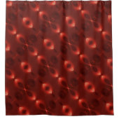 Wiederholung des weichen Gefälles Oval "unendlich  Duschvorhang (Vorderseite)