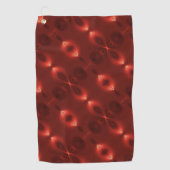 Wiederholung des weichen Gefälles Oval "unendlich Golfhandtuch (Vorderseite)