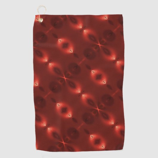 Wiederholung des weichen Gefälles Oval "unendlich Golfhandtuch (Vorderseite)