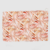 Wiederholung, die eine rötliche Blume oder einen S Golfhandtuch (Horizontal)