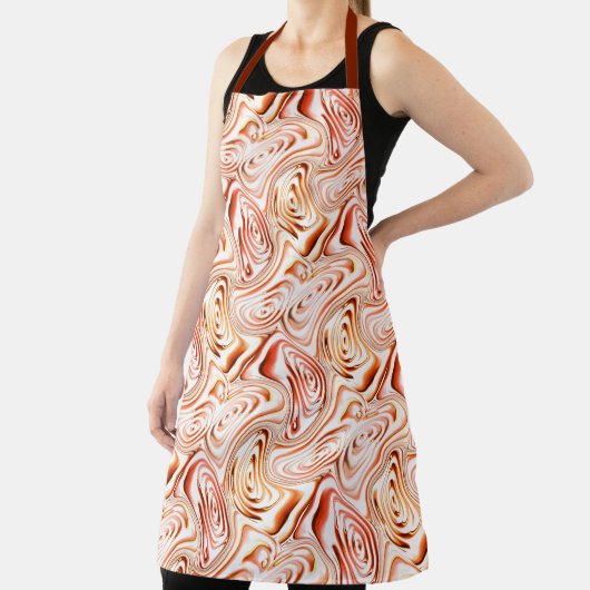 Wiederholung, die eine rötliche Blume oder einen S Schürze (InSitu)