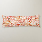 Wiederholung, die eine rötliche Blume oder einen S Seitenschläferkissen (Rückseite)