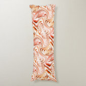 Wiederholung, die eine rötliche Blume oder einen S Seitenschläferkissen (Vorderseite Vertikal)