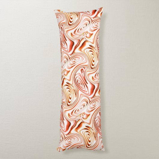 Wiederholung, die eine rötliche Blume oder einen S Seitenschläferkissen (Rückseite (Vertikal))