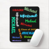 Wiederholung eines Namens für benutzerdefinierte N Mousepad (Mit Mouse)