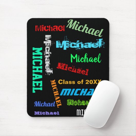 Wiederholung eines Namens für benutzerdefinierte N Mousepad (Mit Mouse)