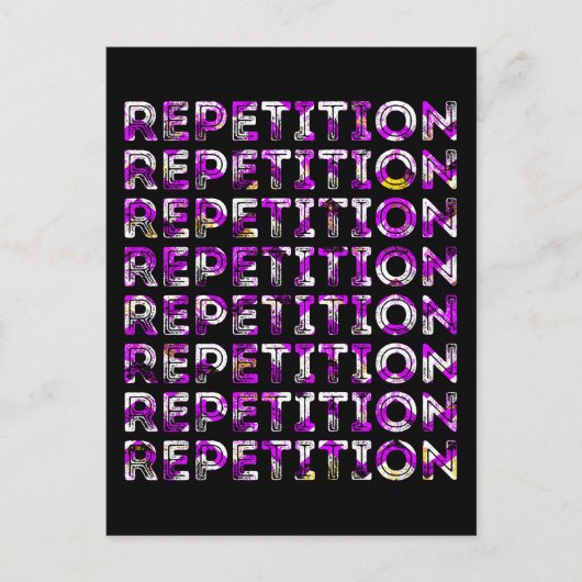 Wiederholung Postkarte (Vorderseite)