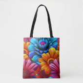 Wiederholung von 3d-farbigen Blume Tasche (Vorderseite)