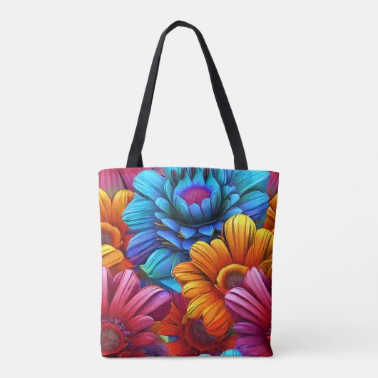 Wiederholung von 3d-farbigen Blume Tasche (Rückseite)