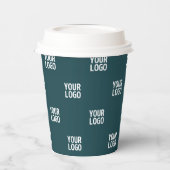 Wiederholung von Bildern, Designs oder Logos | Dun Pappbecher (Links)