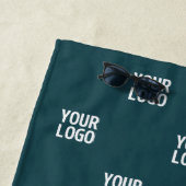 Wiederholung von Bildern, Designs oder Logos | Dun Strandtuch (Beispiel)