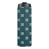 Wiederholung von Bildern, Designs oder Logos | Dun Thermosbecher (Vorderseite)