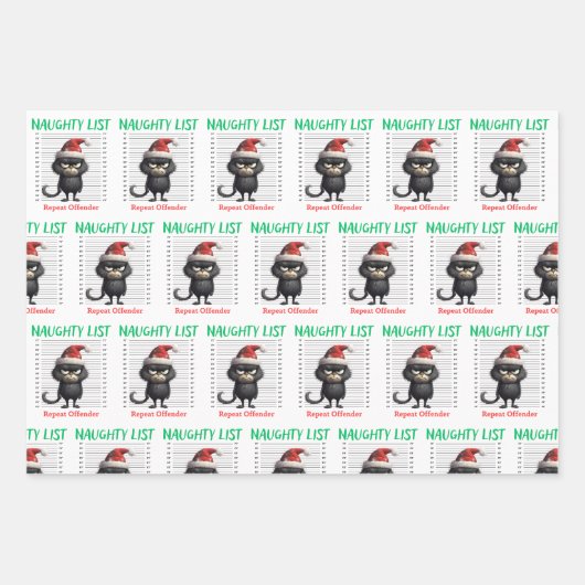 Wiederholung von Geschenkgutscheinen auf der Liste Geschenkpapier Set (Vorderseite)