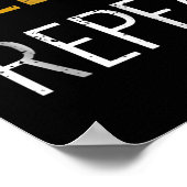 Wiederholung von Käse-Biere , lustig erschütterte  Poster (Ecke)