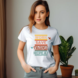Wiederholung von Rett-Reisen - Abenteuer- und Reis T-Shirt