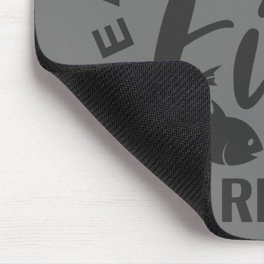 Wiederholung von Schlaf-Fischen Mousepad (Ecke)