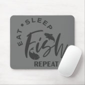 Wiederholung von Schlaf-Fischen Mousepad (Mit Mouse)