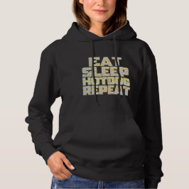 Wiederholung von Schlaf-Hotdog Hoodie