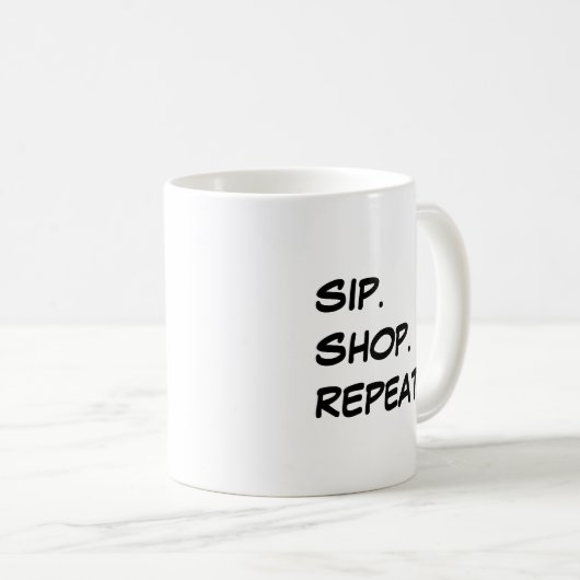 WIEDERHOLUNG VON SIP SHOP KAFFEETASSE (VorderseiteRechts)
