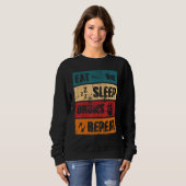 Wiederholung von Sleep Drums Sweatshirt (Vorne ganz)