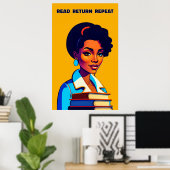 Wiederholungsbibliothek-Poster lesen Poster (Heimbüro)