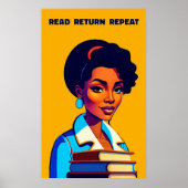 Wiederholungsbibliothek-Poster lesen Poster (Vorne)