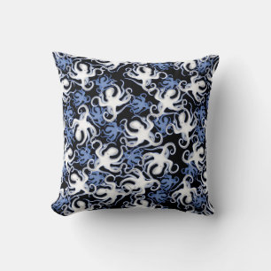 Wiederholungsmotiv Octopus Pattern Kissen