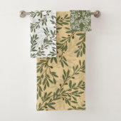 Wiederholungsmuster für den grünen Olivenbaum Badhandtuch Set (Insitu)