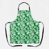 Wiederholungsmuster für grün und weiß schürze (Vorderseite)