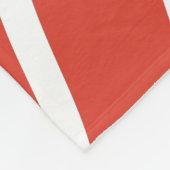 Wiederholungsmuster für Rot und Weiß Fleecedecke (Ecke)