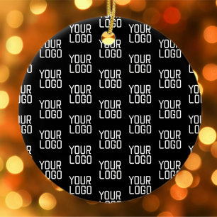 Wiederholungsmuster mit Ihrem Logo bearbeitbare Vo Keramik Ornament