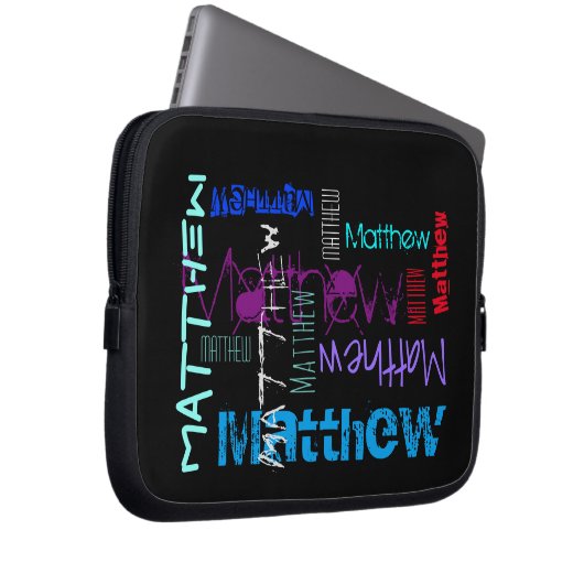 Wiederholungsname 7 Buchstaben Neoprenschlauch Laptopschutzhülle (Vorne Rechts)