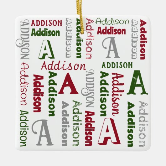 Wiederholungsname Anfangsgeschlecht neutrales Pers Keramikornament (Vorderseite)