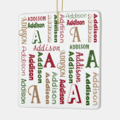 Wiederholungsname Anfangsgeschlecht neutrales Pers Keramikornament (Links)