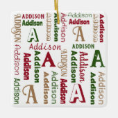 Wiederholungsname Anfangsgeschlecht neutrales Pers Keramikornament (Vorderseite)