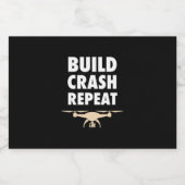 Wiederholungsturm erstellen schaumweinetikett (Einzelnes Label)