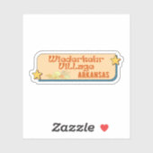 Wiederkehrdorf, Arkansas Sticker (Blatt)