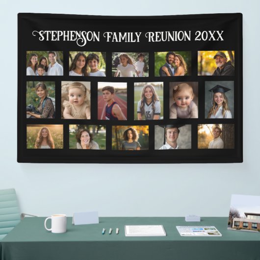 Wiedersehen 16 Foto Collage Banner für Veranstaltu (Messe)