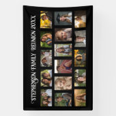 Wiedersehen 16 Foto Collage Banner für Veranstaltu (Vertikal)