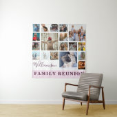 Wiedersehen 18-Foto Collage Wandteppich (Beispiel)