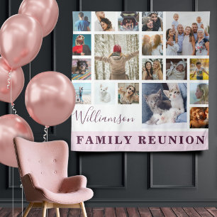 Wiedersehen 18-Foto Collage Wandteppich