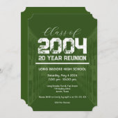 Wiedersehen 1-Veranstaltung im Jahr 2004 Einladung (Vorne/Hinten)