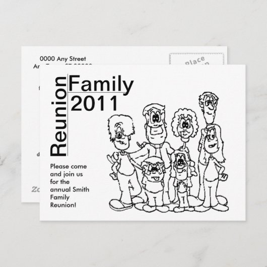 Wiedersehen 2011 - Einladung zur Färbung (Vorne/Hinten)